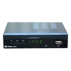 Цифровой эфирный ресивер DVB-T2 ORIEL 314 HDMI, RCA, дисплей